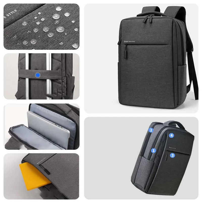Durable Waterproof Travel Laptop Backpack 17.3 Inch