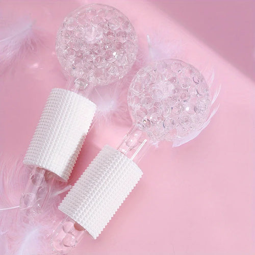 Cooling Ice Globes Facial Massager – 2-Piece Cryotherapy Set for Face & Eyes