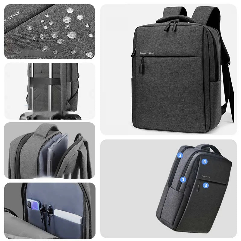Durable Waterproof Travel Laptop Backpack 17.3 Inch