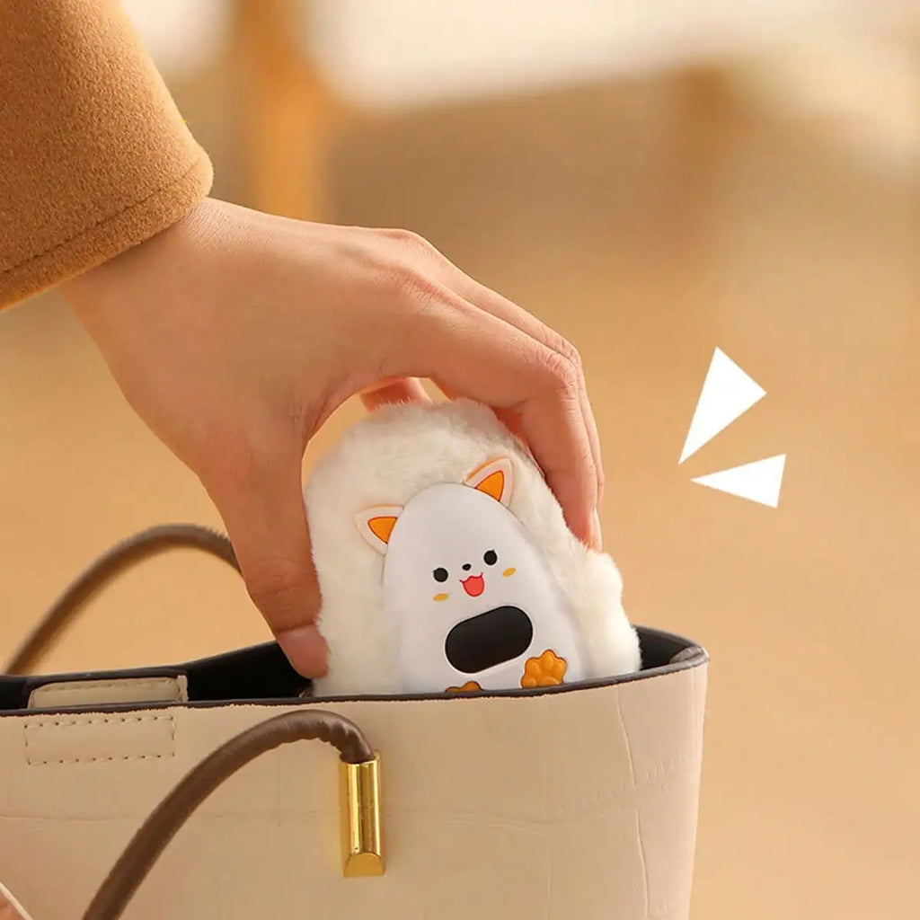 Rechargeable Hand Warmers – Soft Plush Portable Electric Pocket Heater with 3 Heat Settings