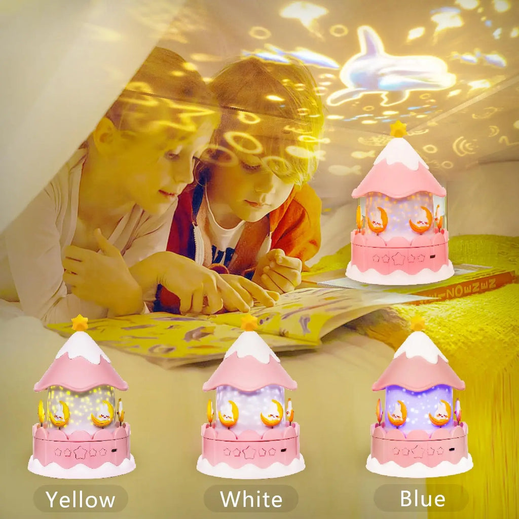 Star Galaxy Projector with 21 Scenes & 360° Rotation