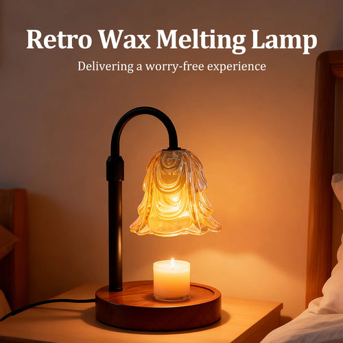 Flower Candle Warmer Lamp with Timer