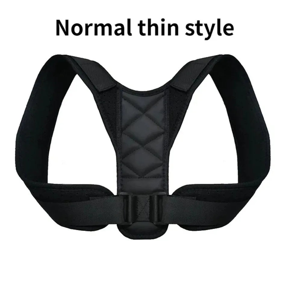 Adjustable Posture Corrector – Upper Back & Clavicle Support Brace for Home, Office & Sport