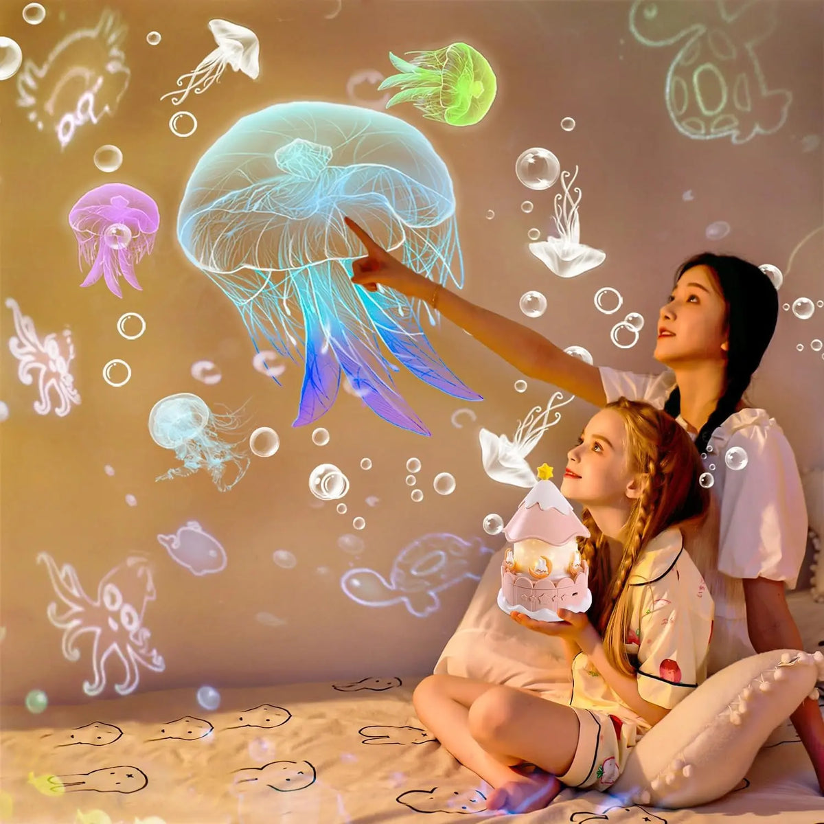 Star Galaxy Projector with 21 Scenes & 360° Rotation