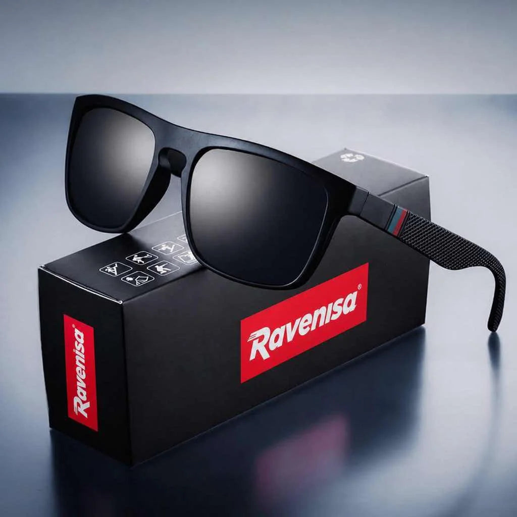 Vintage Polarized Sunglasses – Classic Square UV400 Driving & Outdoor Eyewear