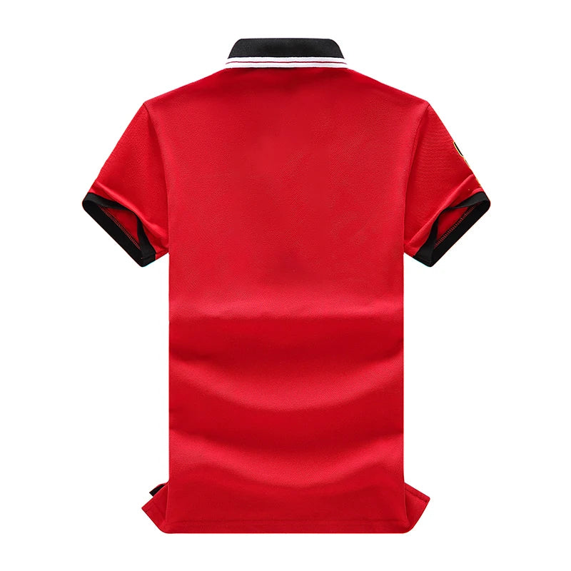 Men's Luxury Embroidered Pique Polo