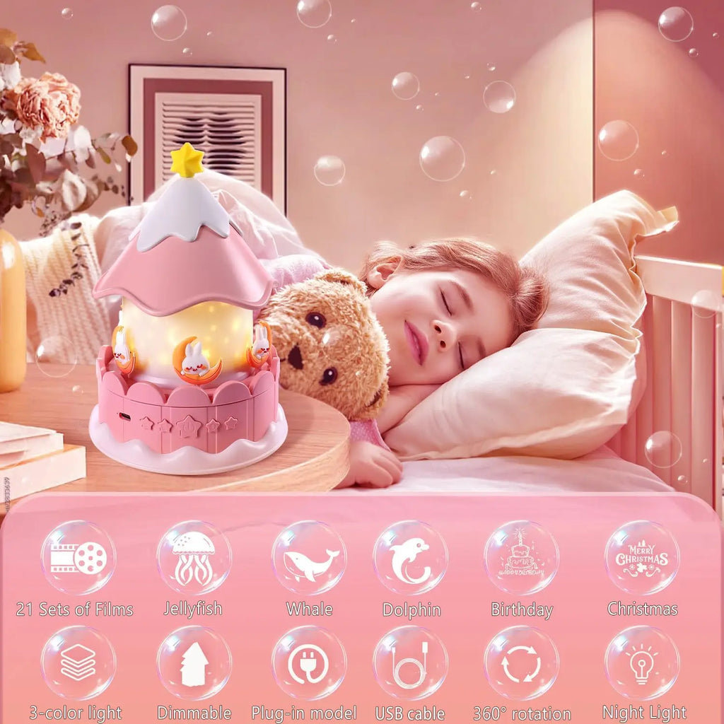 Star Galaxy Projector with 21 Scenes & 360° Rotation