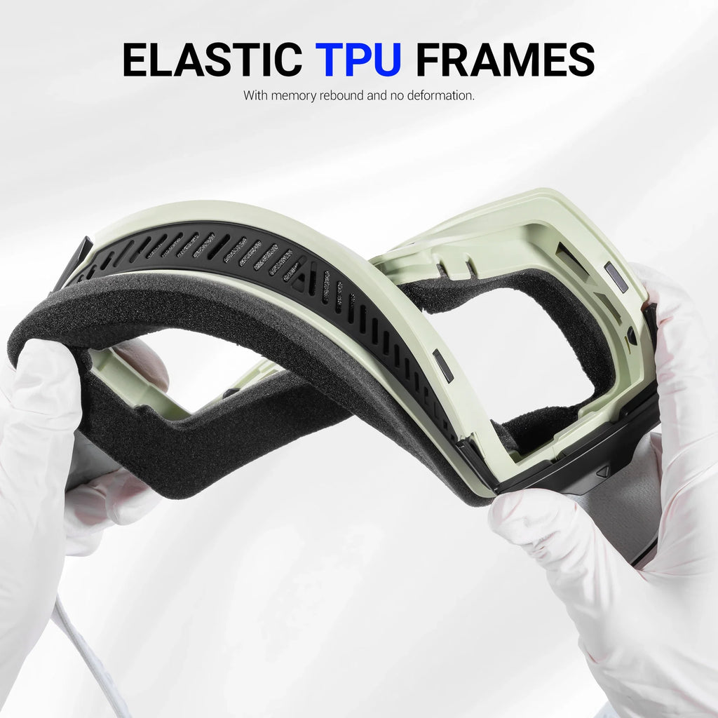 Photochromic Magnetic Ski Goggles – Anti-Fog UV400 Snow Goggles for Skiing & Snowboarding